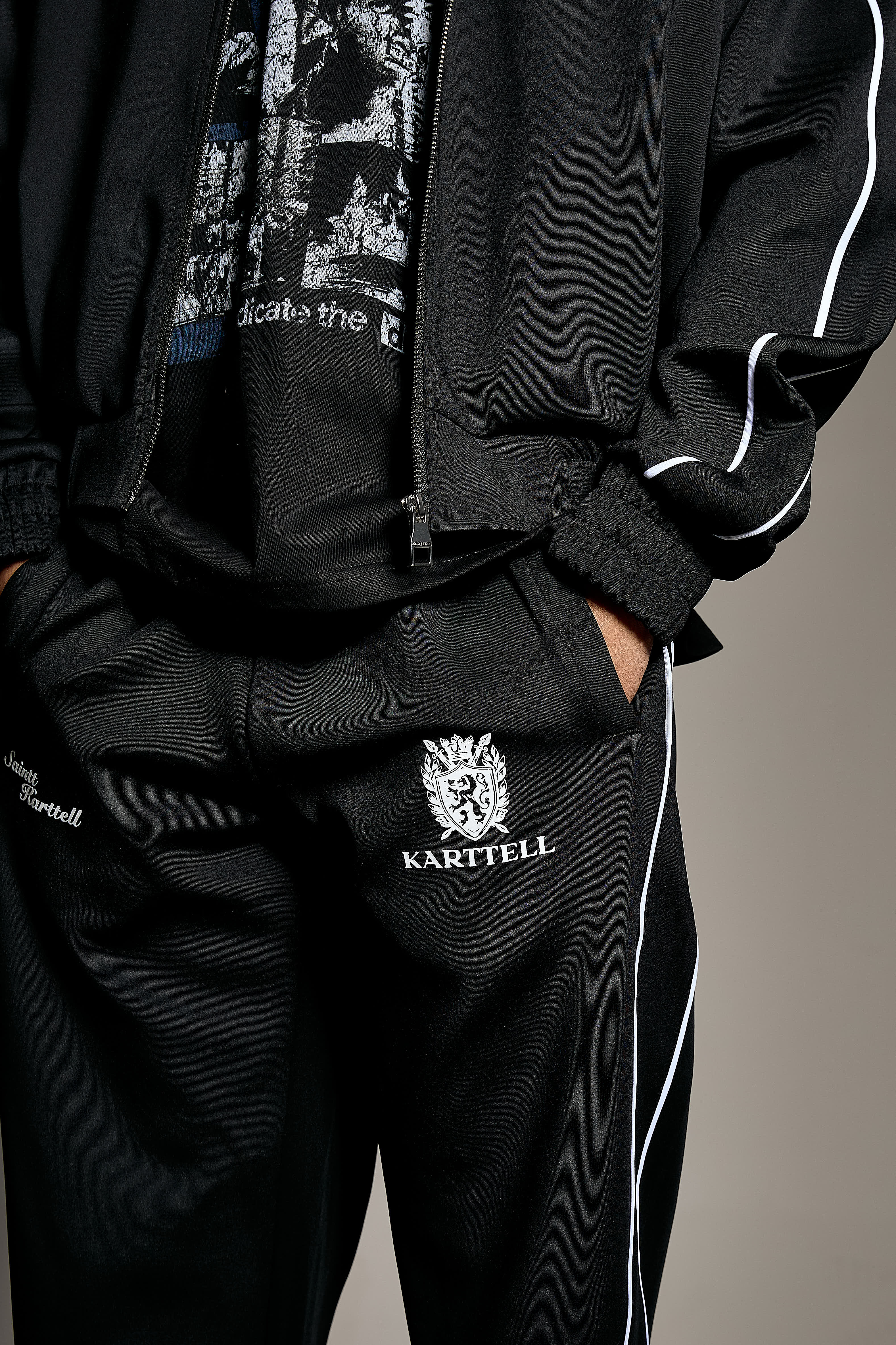 SK LJ TRACK PANTS (BLACK) – KARTTELL