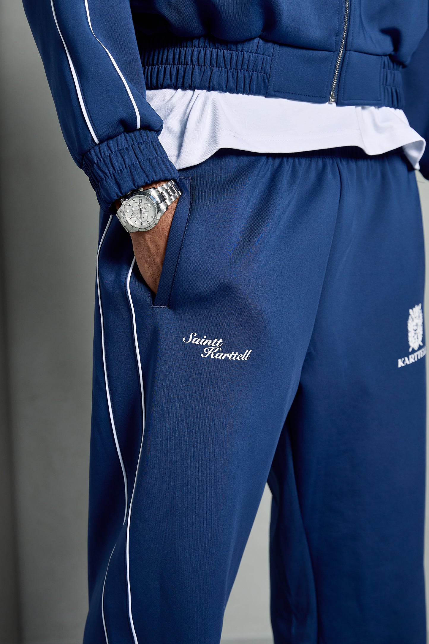 SK LJ TRACK PANTS (NAVY)