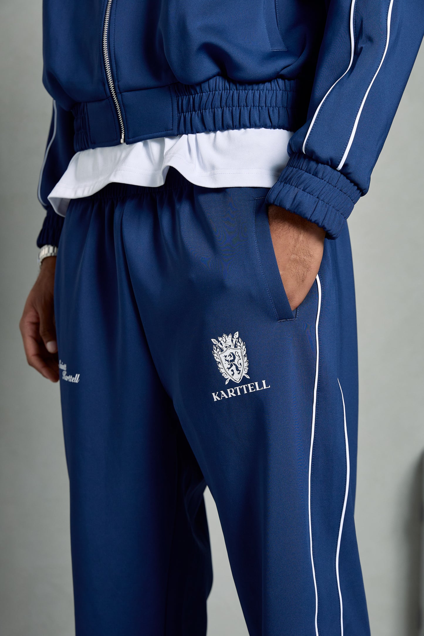 SK LJ TRACK PANTS (NAVY)