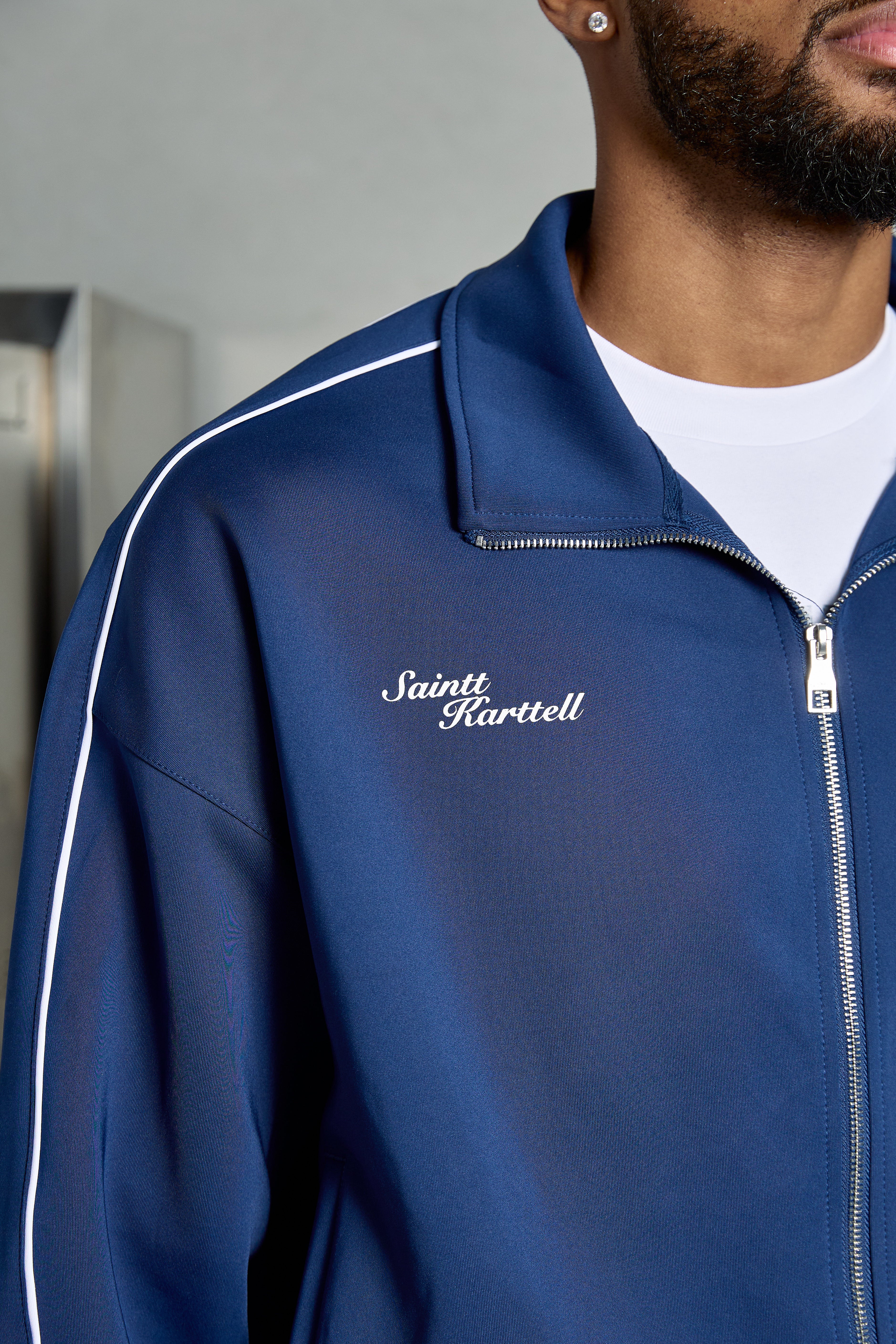 SK LJ TRACK JACKET (NAVY) – KARTTELL