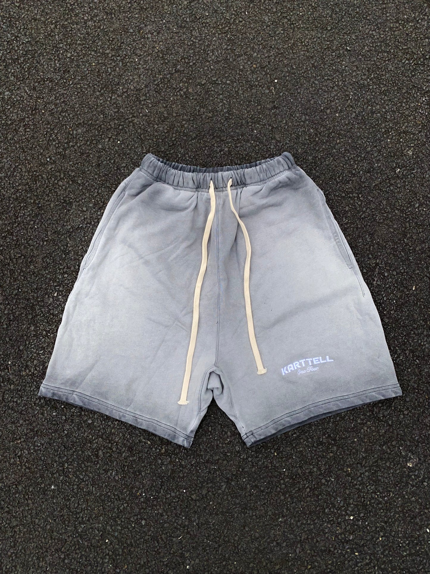 GRADIENT GREY SHORTS