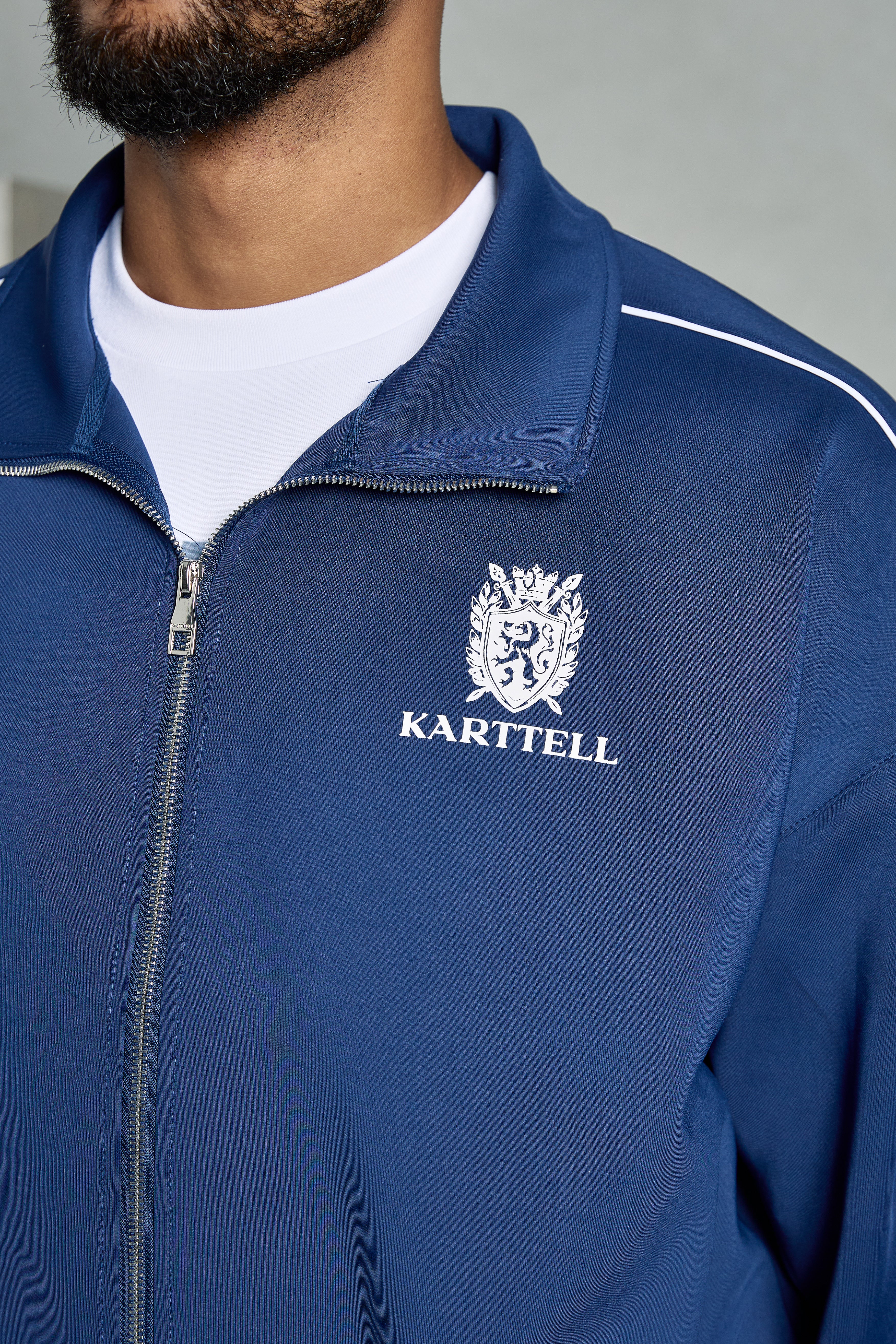 SK LJ TRACK JACKET (NAVY) – KARTTELL