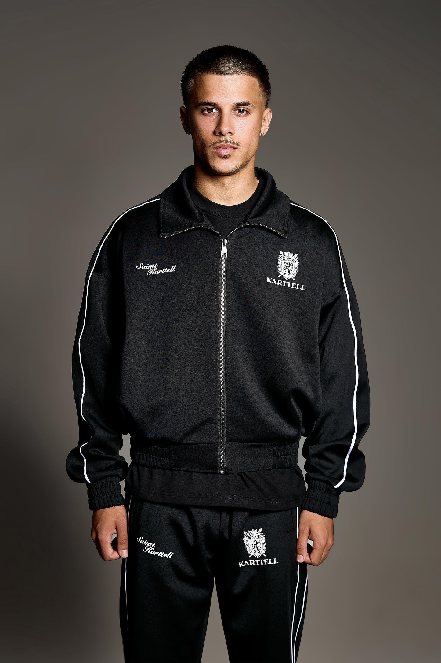 SK LJ TRACK JACKET (BLACK)