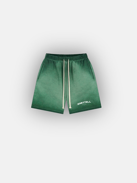 GRADIENT GREEN SHORTS